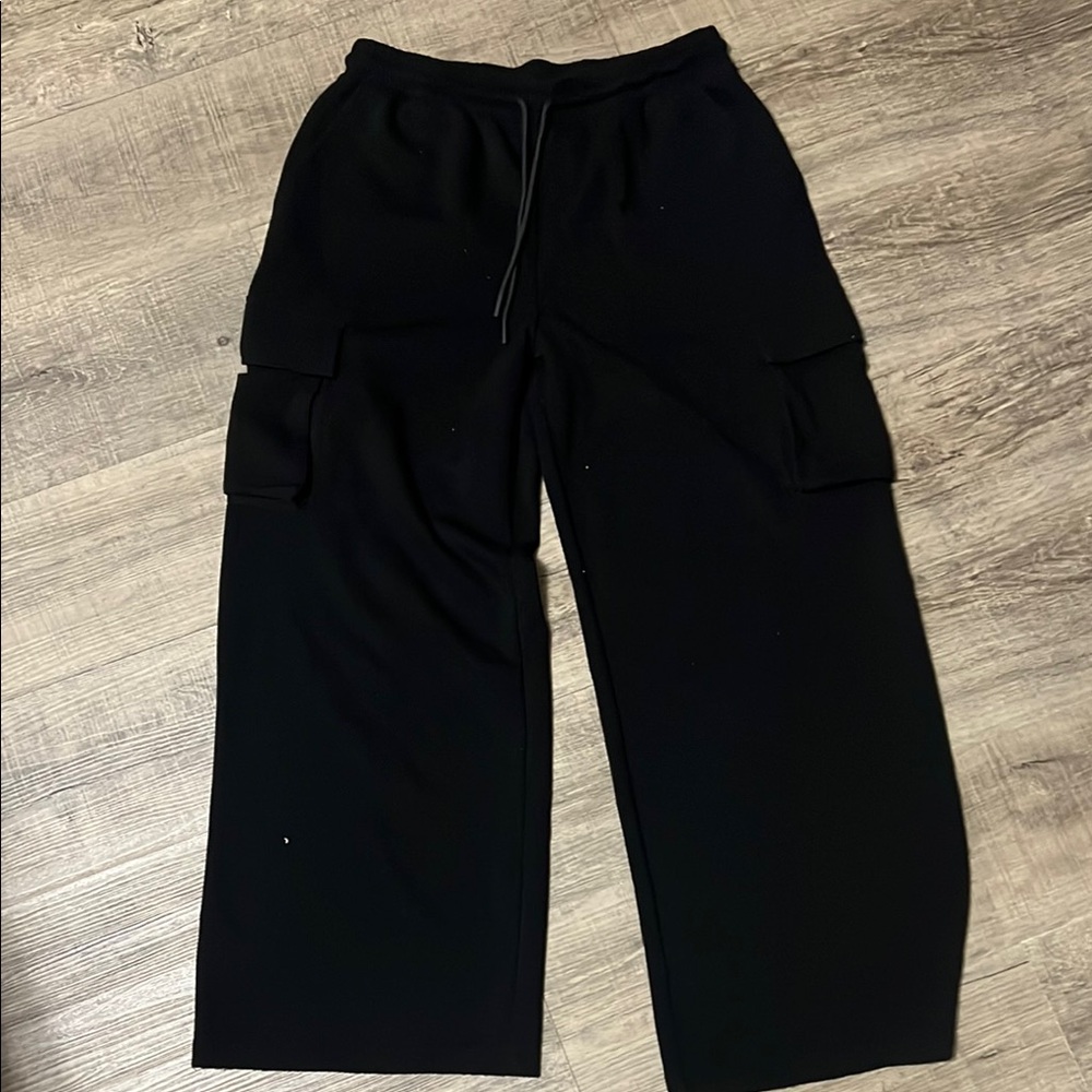 Scoop NYC Black Wide-Leg Pants